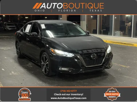 Black 2021 Nissan Sentra SR for sale in Alvin, TX