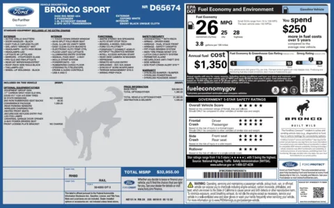 Photos of 2022 Ford Bronco Sport Big Bend for sale in Alvin, TX at Auto Boutique Texas