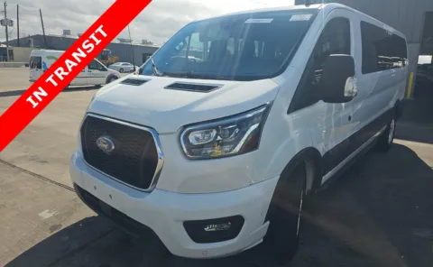 White 2023 Ford Transit Passenger Wagon XLT for sale in Alvin, TX