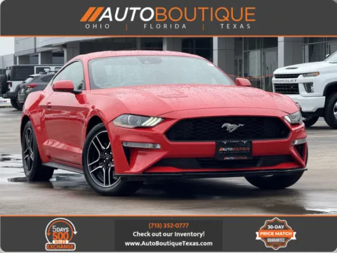 Red 2021 Ford Mustang EcoBoost Premium for sale in Alvin, TX