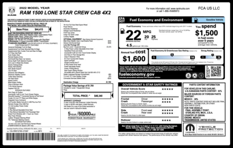 Photos of 2022 Ram 1500 Lone Star for sale in Alvin, TX at Auto Boutique Texas