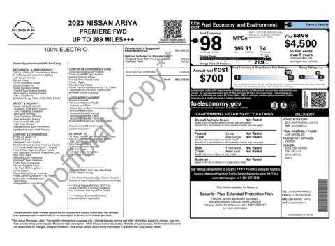 Photos of 2023 Nissan ARIYA PREMIERE for sale in Alvin, TX at Auto Boutique Texas