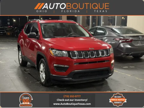 Red 2018 Jeep Compass Sport for sale in Alvin, TX