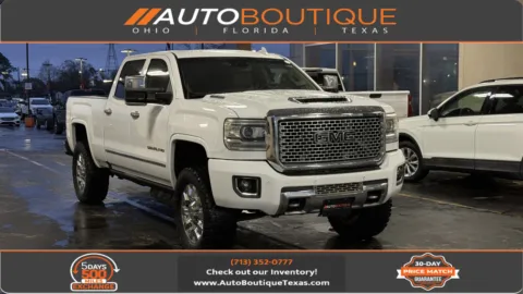 White 2017 GMC SIERRA K25 Denali for sale in Alvin, TX