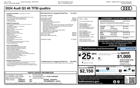 Photos of 2024 Audi Q3 Premium for sale in Alvin, TX at Auto Boutique Texas