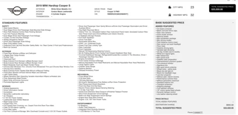 Photos of 2019 MINI Hardtop 4 Door Cooper S for sale in Alvin, TX at Auto Boutique Texas