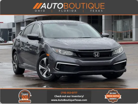 Gray 2020 Honda CIVIC LX for sale in Alvin, TX