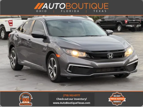 Gray 2020 Honda CIVIC LX for sale in Alvin, TX