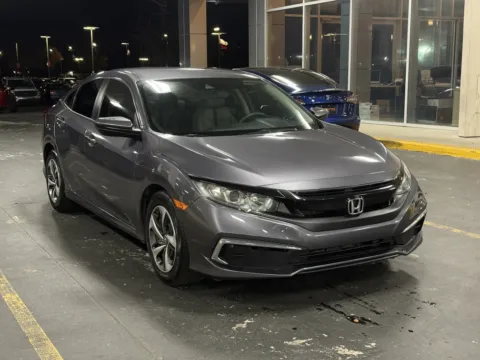 Gray 2020 Honda CIVIC LX for sale in Alvin, TX