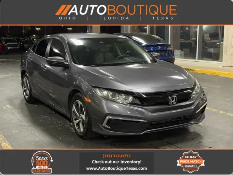Gray 2020 Honda CIVIC LX for sale in Alvin, TX