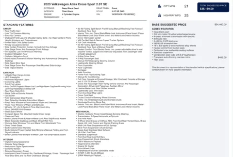 Photos of 2023 Volkswagen Atlas Cross Sport 2.0T SE for sale in Alvin, TX at Auto Boutique Texas