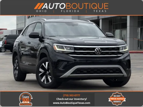 Black 2023 Volkswagen Atlas Cross Sport 2.0T SE for sale in Alvin, TX