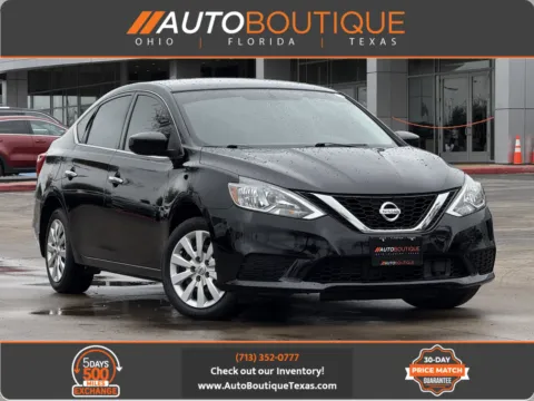 Black 2019 Nissan Sentra S for sale in Alvin, TX