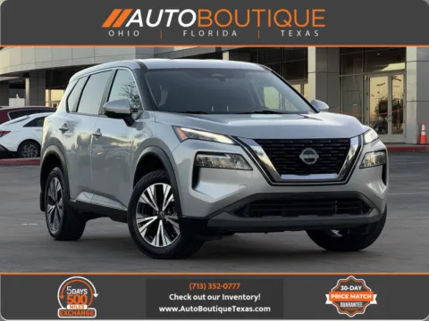 Silver 2022 Nissan Rogue SV for sale in Alvin, TX