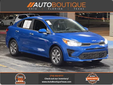 Blue 2022 Kia Rio S for sale in Alvin, TX