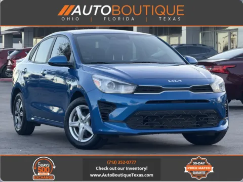 Blue 2022 Kia Rio S for sale in Alvin, TX