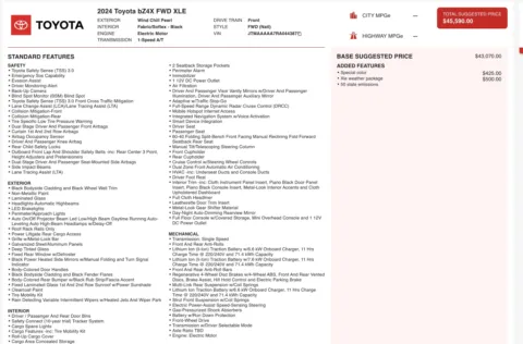 Photos of 2024 Toyota bZ4X XLE for sale in Alvin, TX at Auto Boutique Texas