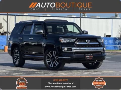 Black 2016 Toyota 4Runner Limited for sale in Alvin, TX