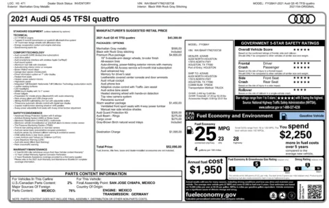 Photos of 2021 Audi Q5 Premium Plus for sale in Alvin, TX at Auto Boutique Texas