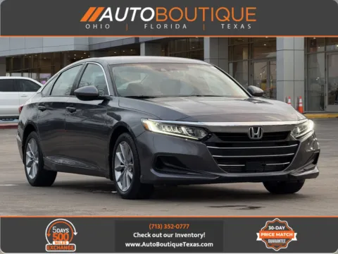 Red 2021 Honda Accord Sedan LX for sale in Alvin, TX