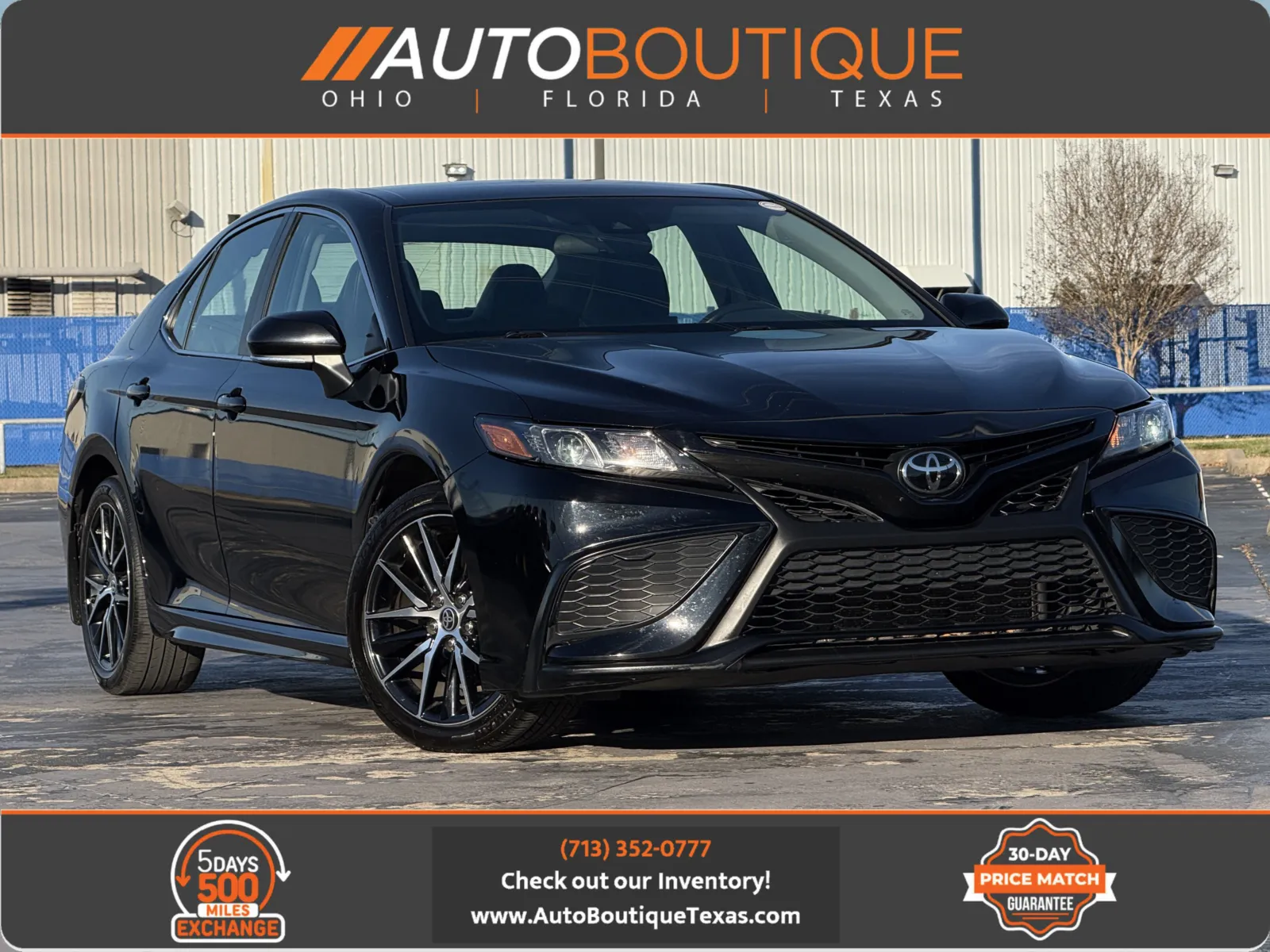 Black 2024 Toyota Camry SE for sale in Alvin, TX