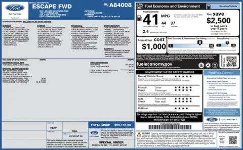 Photos of 2021 Ford Escape SE Hybrid for sale in Alvin, TX at Auto Boutique Texas