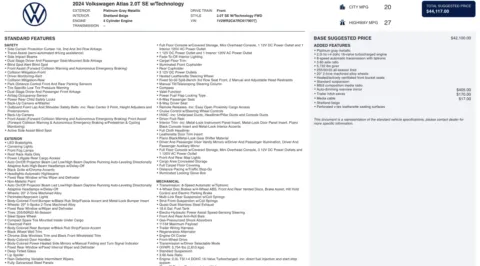 Photos of 2024 Volkswagen Atlas 2.0T SE w Technology for sale in Alvin, TX at Auto Boutique Texas