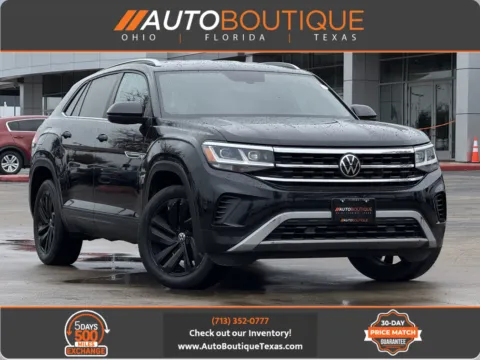 Black 2021 Volkswagen Atlas Cross Sport 2.0T SE w Technology for sale in Alvin, TX