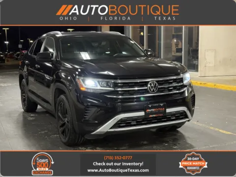 Black 2021 Volkswagen Atlas Cross Sport 2.0T SE w Technology for sale in Alvin, TX