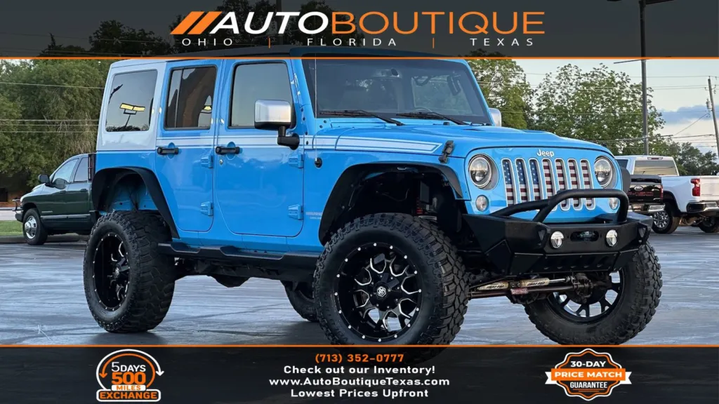 Used 2017 Jeep Wrangler Unlimited Chief Edition for sale in Alvin