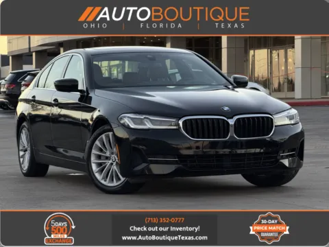 Black 2021 BMW 5 Series 530i for sale in Alvin, TX