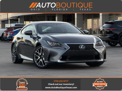 Gray 2017 Lexus RC 350 F Sport for sale in Alvin, TX