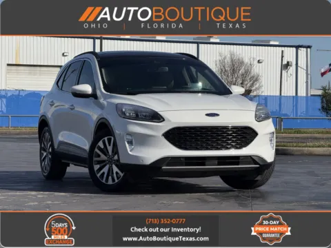 White 2020 Ford Escape Titanium Hybrid for sale in Alvin, TX