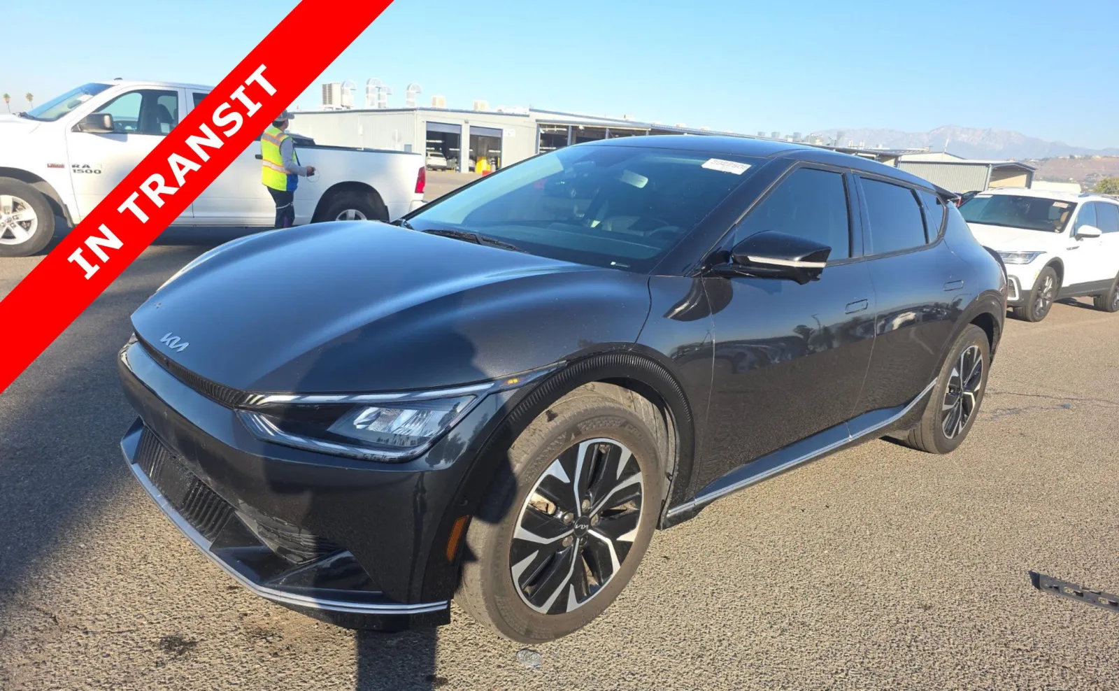 Gray 2023 Kia EV6 Wind for sale in Alvin, TX