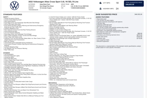 Photos of 2022 Volkswagen Atlas Cross Sport 3.6L V6 SEL R-Line for sale in Alvin, TX at Auto Boutique Texas