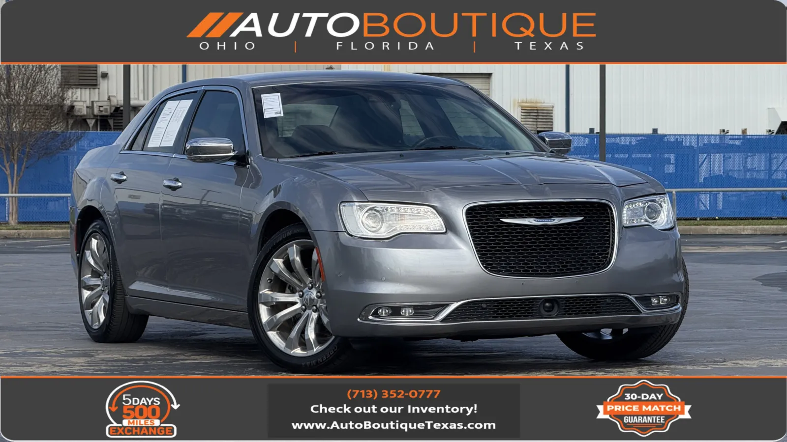 Silver 2018 Chrysler 300 Limited for sale in Alvin, TX