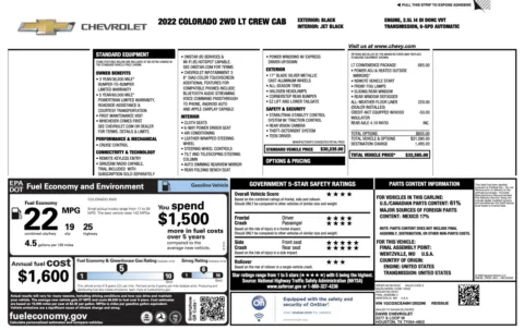 Photos of 2022 Chevrolet Colorado 2WD LT for sale in Alvin, TX at Auto Boutique Texas