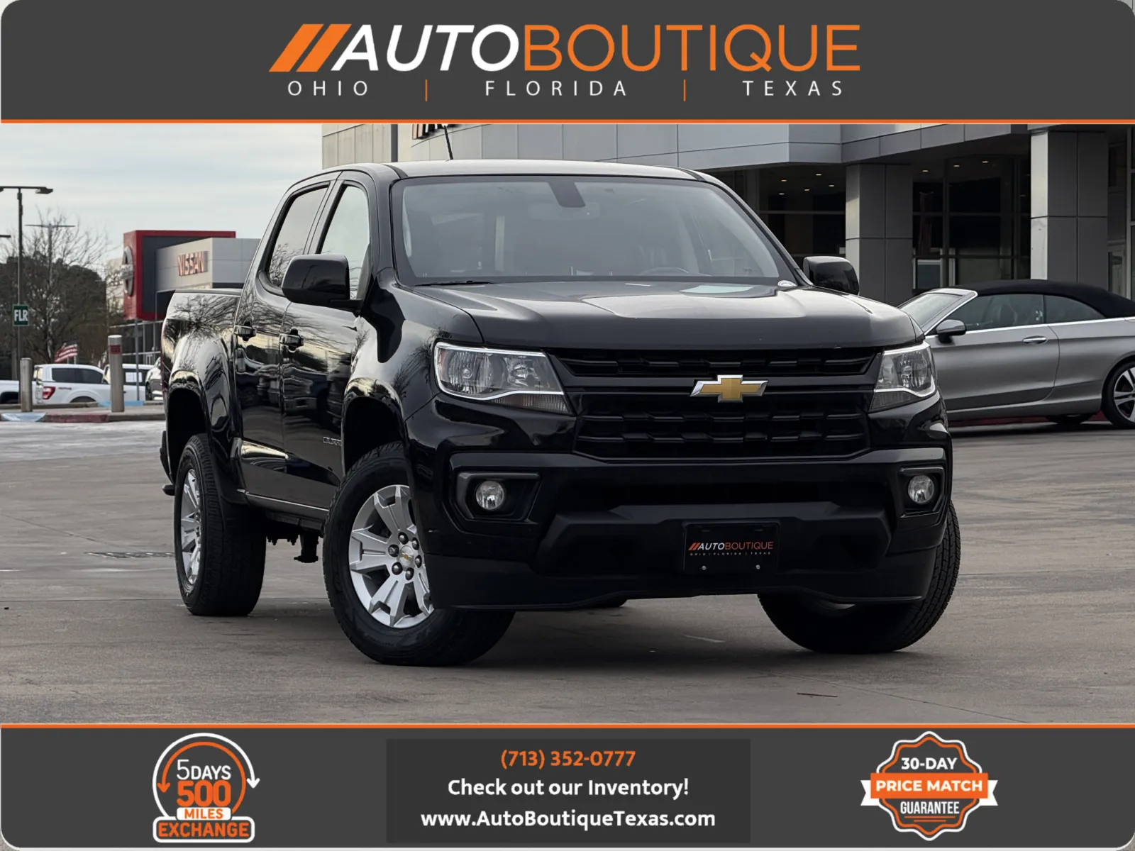 Black 2022 Chevrolet Colorado 2WD LT for sale in Alvin, TX