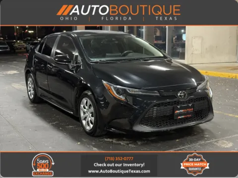 Black 2021 Toyota Corolla LE for sale in Alvin, TX