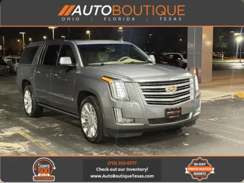 Gray 2019 Cadillac Escalade ESV Platinum for sale in Alvin, TX