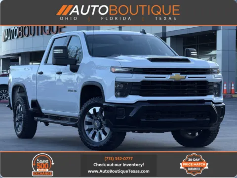 White 2024 Chevrolet Silverado 2500HD Custom for sale in Alvin, TX