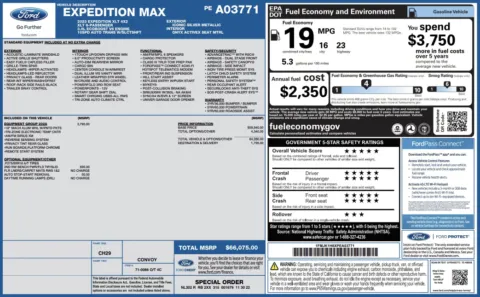 Photos of 2023 Ford Expedition Max XLT for sale in Alvin, TX at Auto Boutique Texas