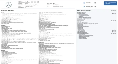 Photos of 2020 Mercedes-Benz GLC 300 for sale in Alvin, TX at Auto Boutique Texas