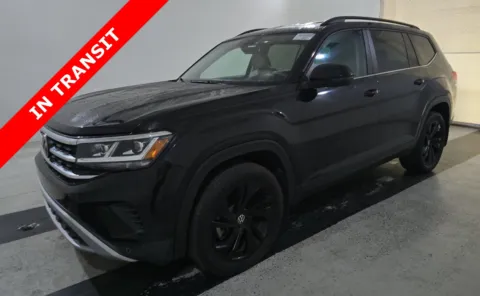 Black 2022 Volkswagen Atlas 3.6L V6 SE w Technology for sale in Alvin, TX