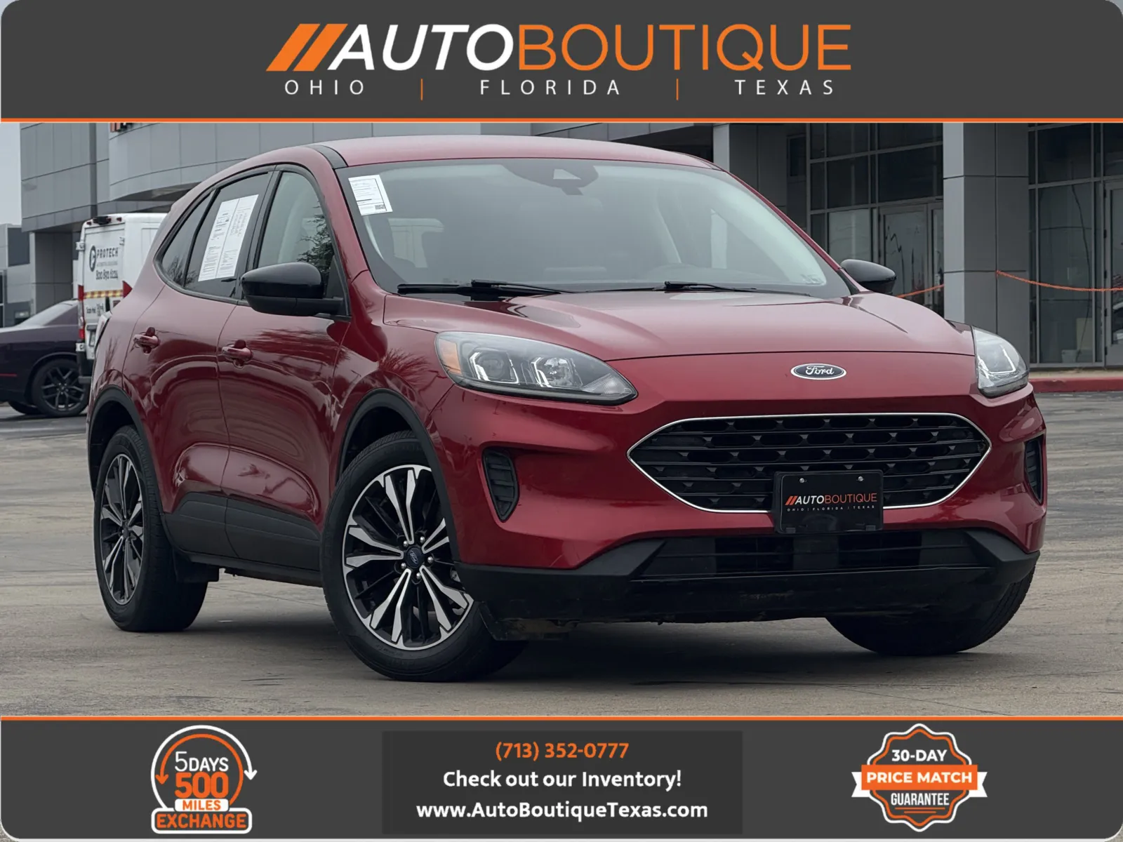 Red 2022 Ford Escape SE for sale in Alvin, TX