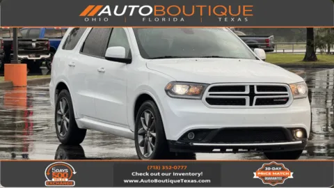 White 2014 Dodge Durango SXT for sale in Alvin, TX
