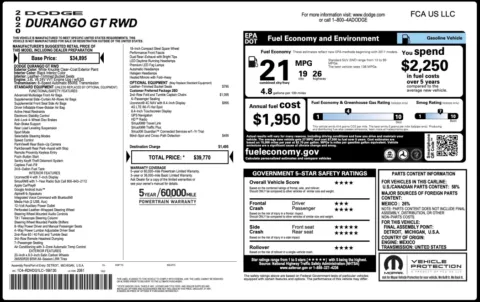 Photos of 2020 Dodge Durango GT for sale in Alvin, TX at Auto Boutique Texas