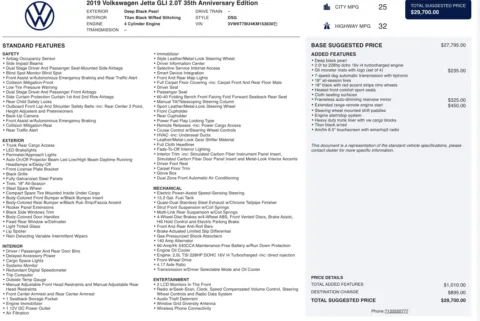 Photos of 2019 Volkswagen Jetta GLI 35th Anniversary Edition for sale in Alvin, TX at Auto Boutique Texas