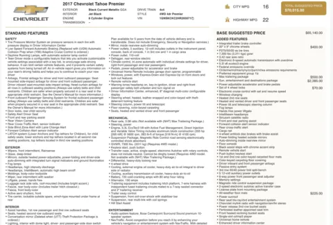 Photos of 2017 Chevrolet Tahoe Premier for sale in Alvin, TX at Auto Boutique Texas