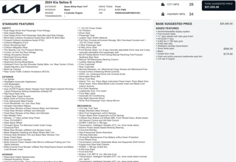 Photos of 2024 Kia Seltos S for sale in Alvin, TX at Auto Boutique Texas